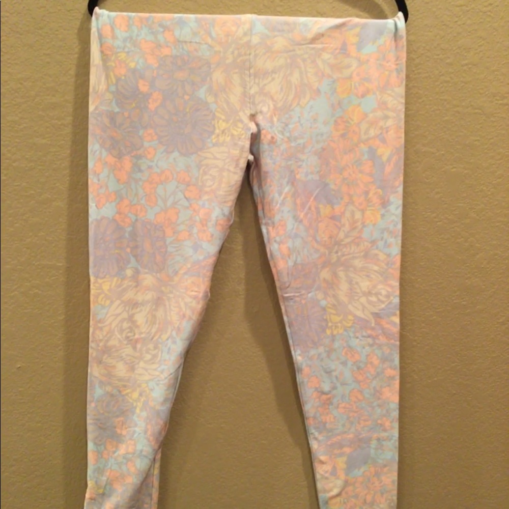 LuLaRoe Pastel Print TC Leggings - NEW